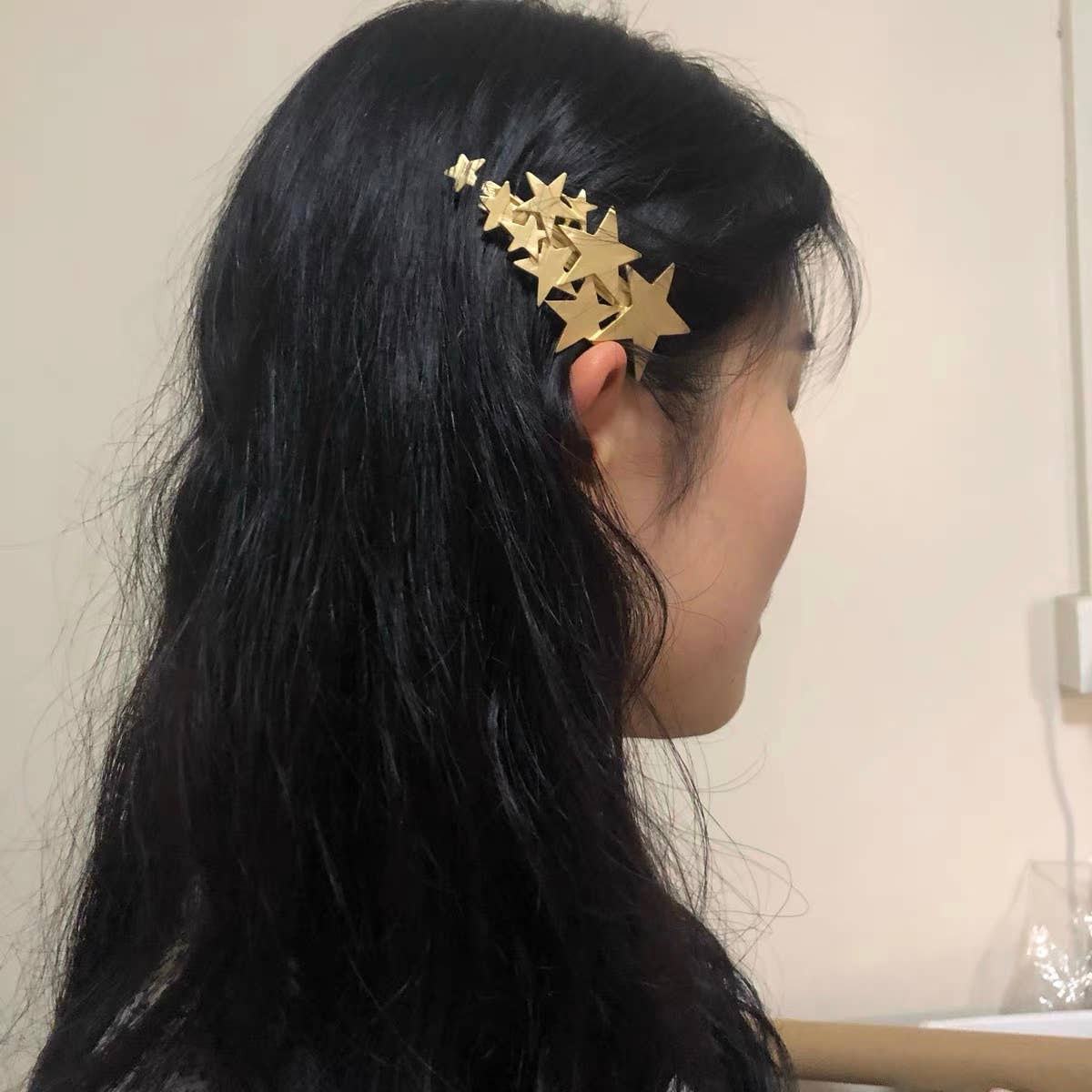 Gold Star Hair Clip,Hair Accessories,Barrette,Gift.Bride