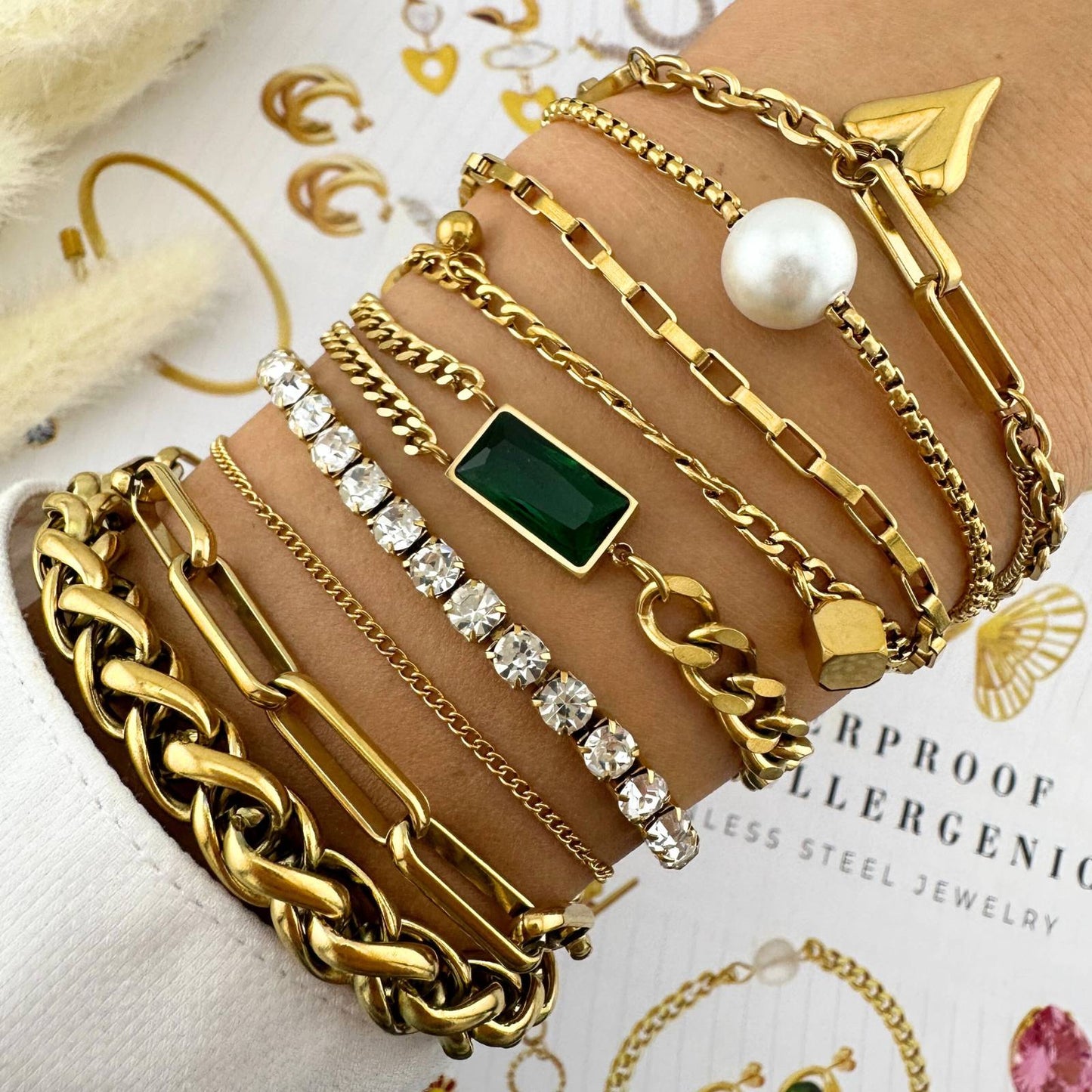 Sliding Pearl Bracelet
