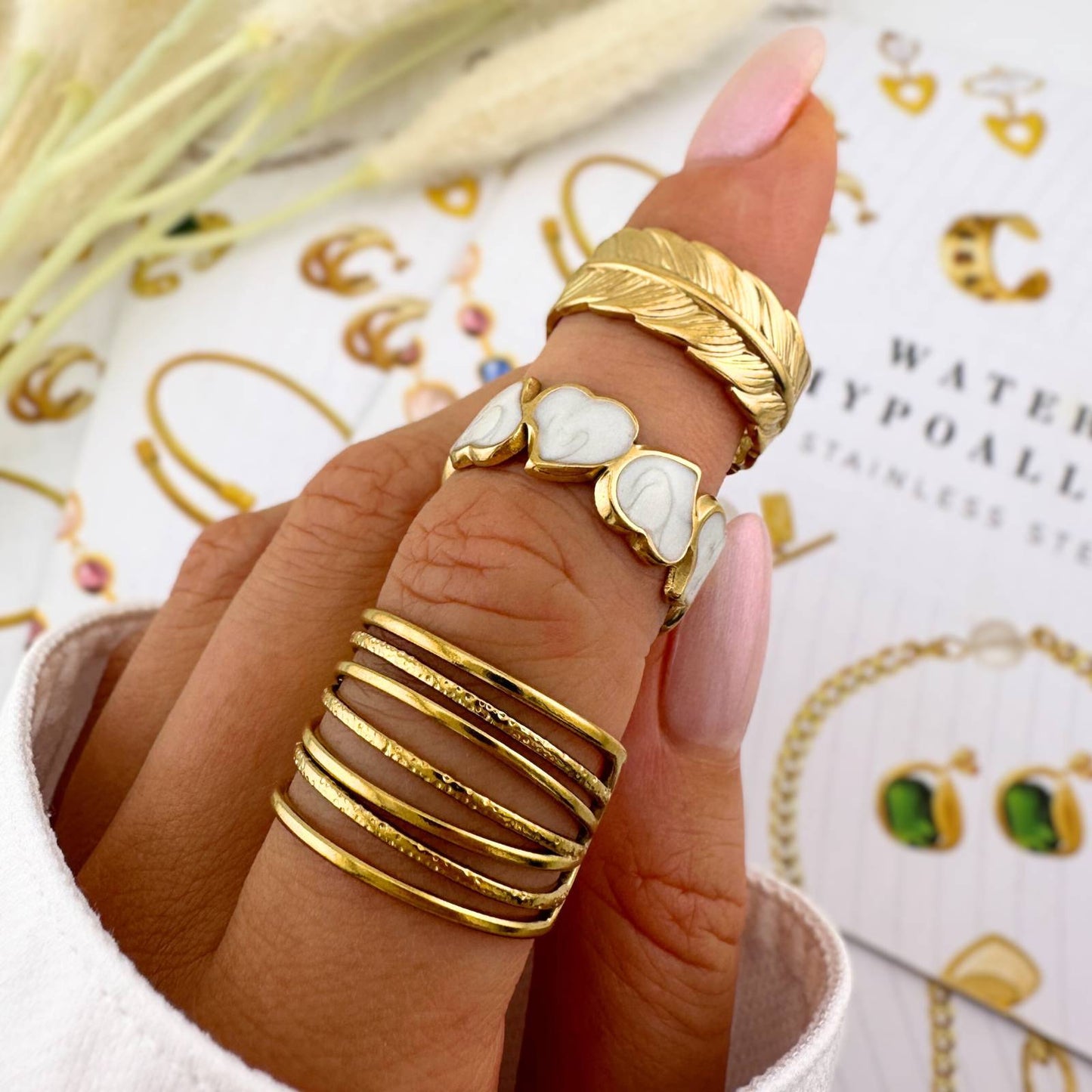 Tifanie 18k Gold Gold-Tone Ring