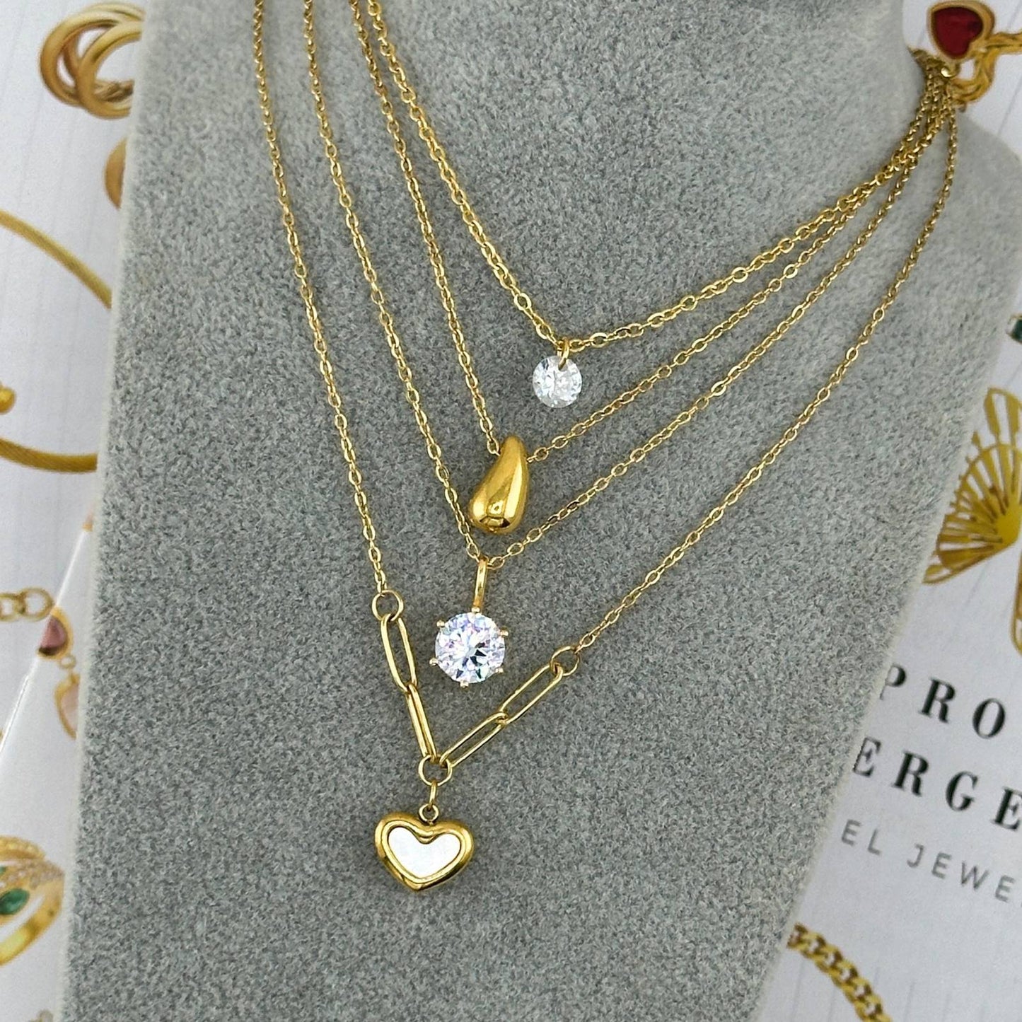 Round Cubic Zirconia Solitaire Pendant