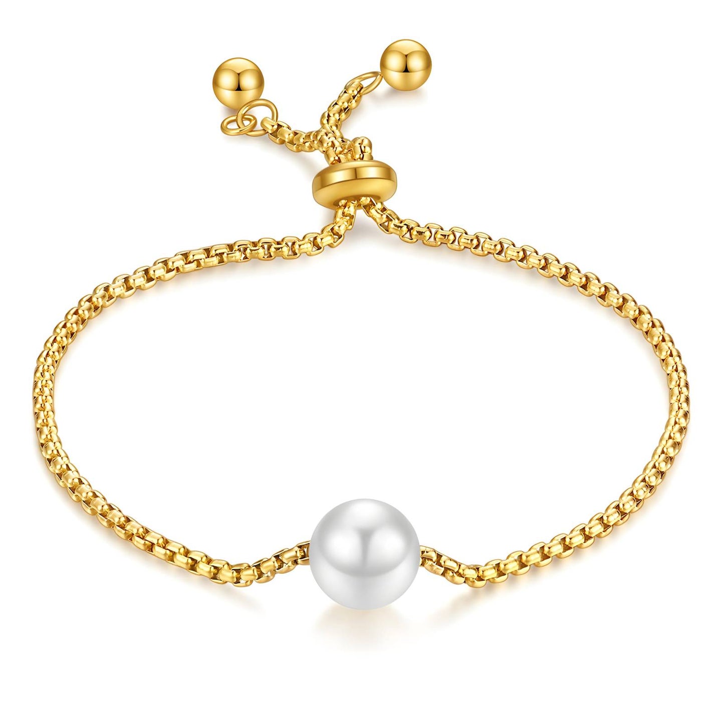 Sliding Pearl Bracelet