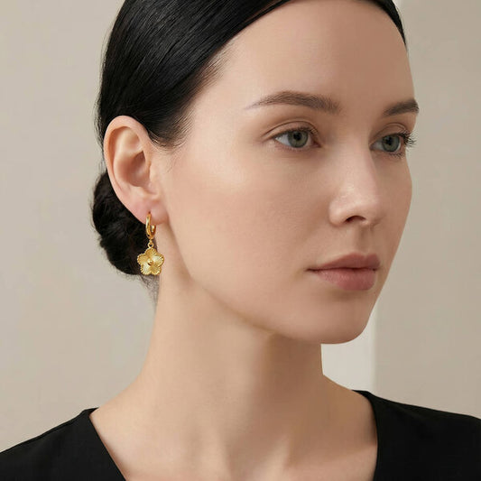 Flower Charm Earrings