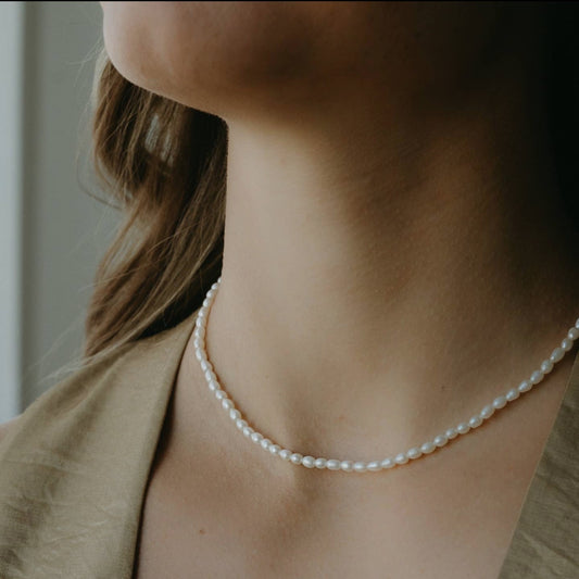 Dainty Mini Pearl Necklace