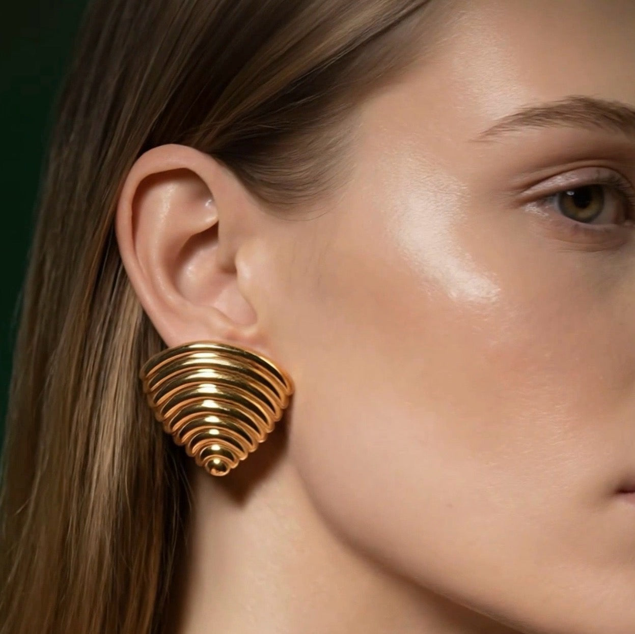 Stella Fan Shell Earrings