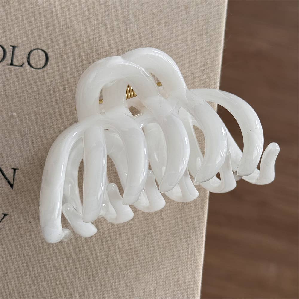 Extra-Strong Durable Hair Claw Clips for Thick Hair: Black