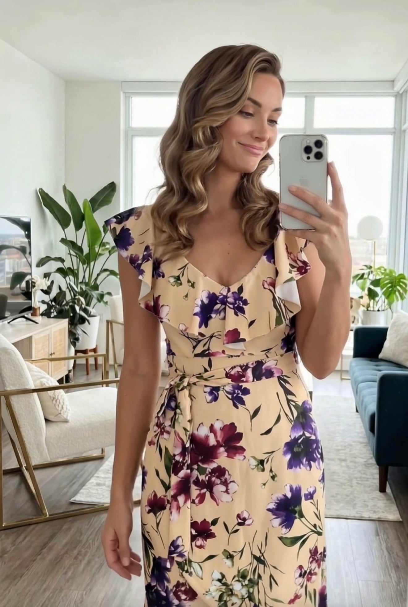 Curve-Friendly Midi Dress