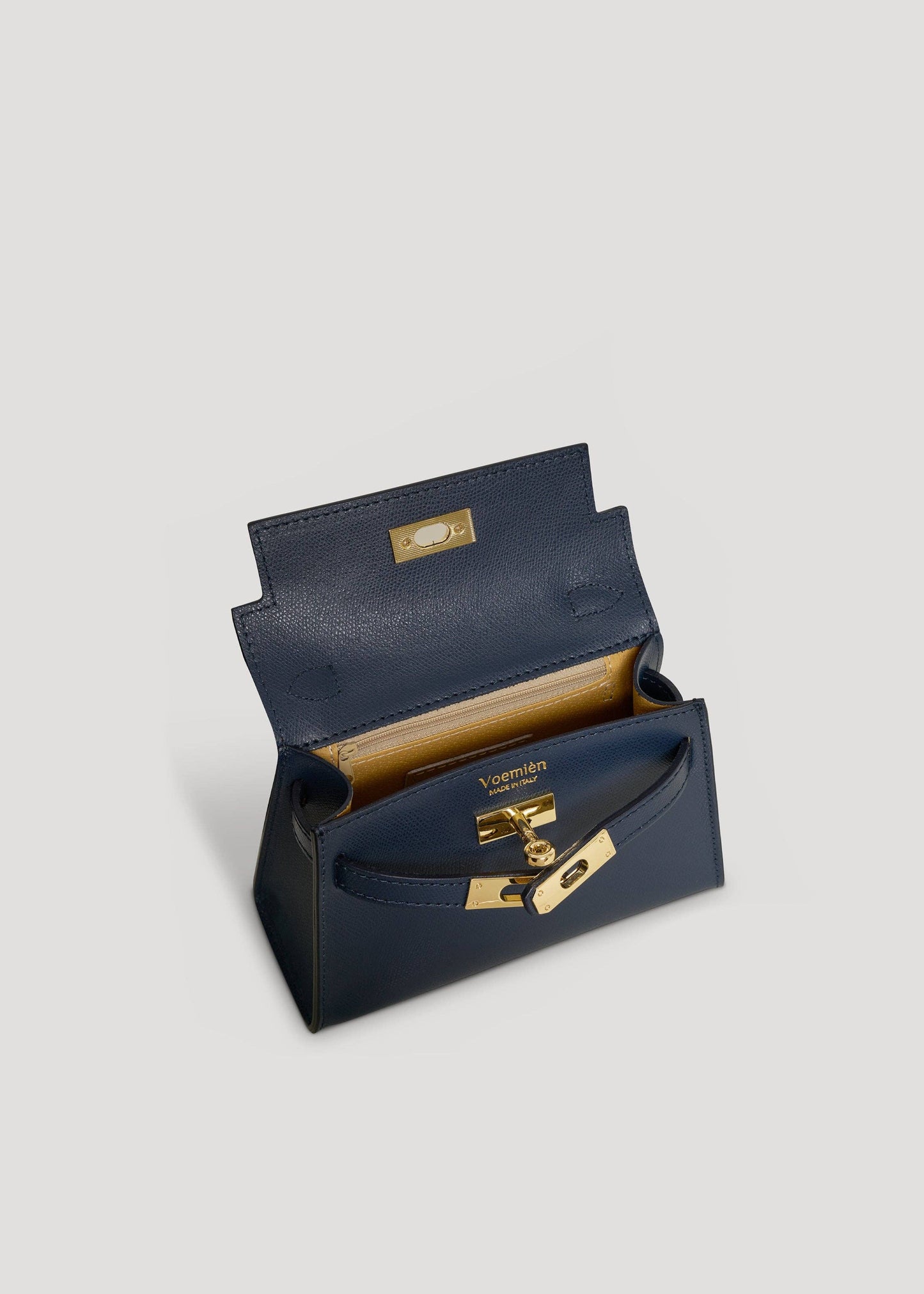 Victoria Bag in Navy Blue Epson Leather