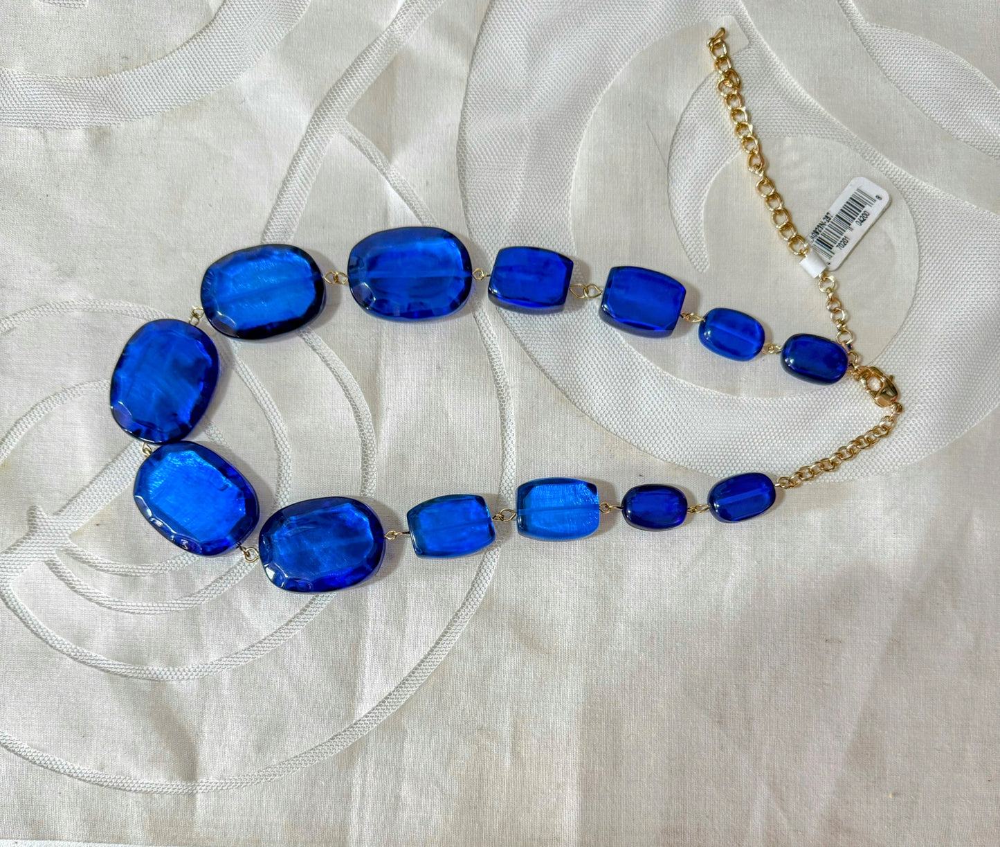 Cobalt Blue Statement Necklace