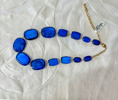 Cobalt Blue Statement Necklace