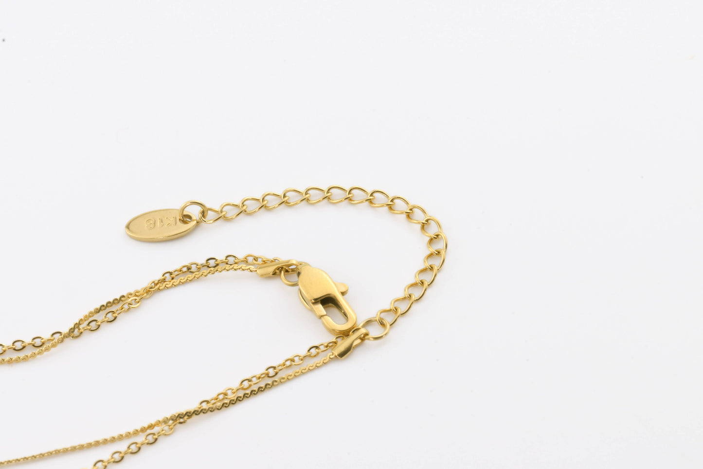 Vivian Dainty CZ Anklet - 18k Gold Diamond Ankle Bracelet -