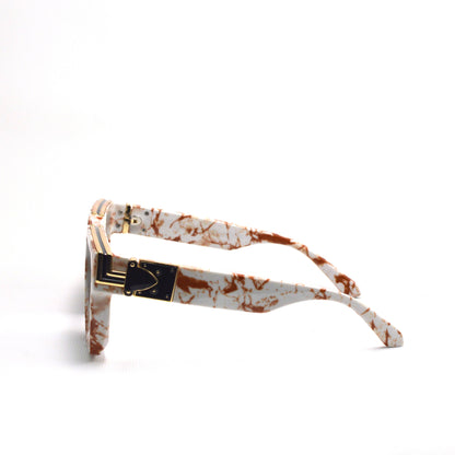Spectacle Spectacle Stylish Marble Square Sunglasses