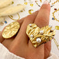 Dalhlia 18k Gold Gold-Tone Heart Ring