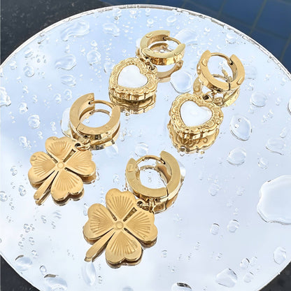 Heart Dangle Earrings