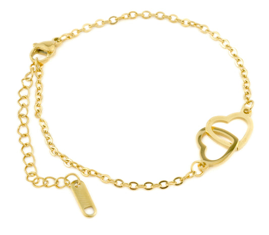 Two Hearts Bracelet