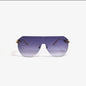 Oversized Rimless Aviator Sunglasses
