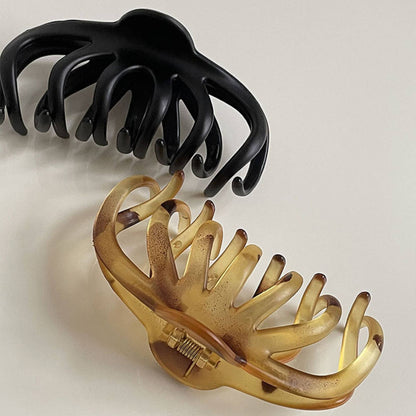 Large hair claw for thick hair | Tortoise | French Claw Clip: Tortoise