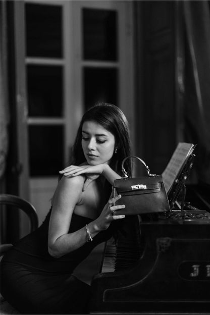 Victoria Bag in Black Epson Leather