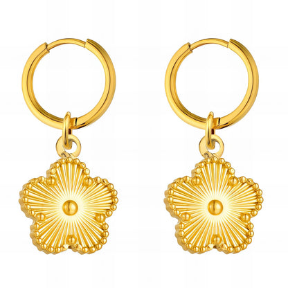 Flower Charm Earrings