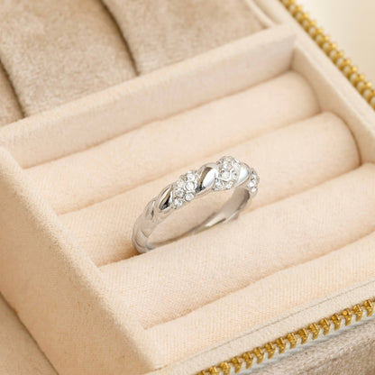 Diamond Twist Ring.