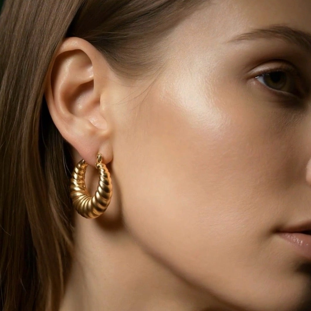 Astrid Textured Earrings