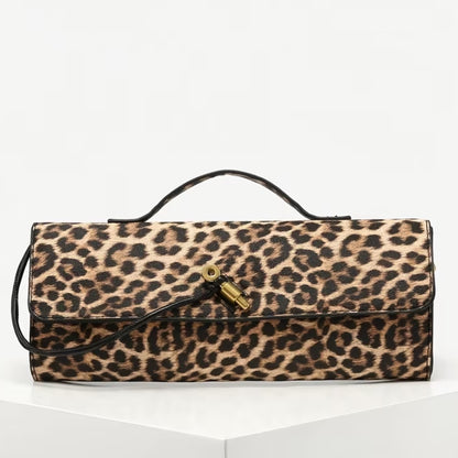 Antoinette Leopards Clutch