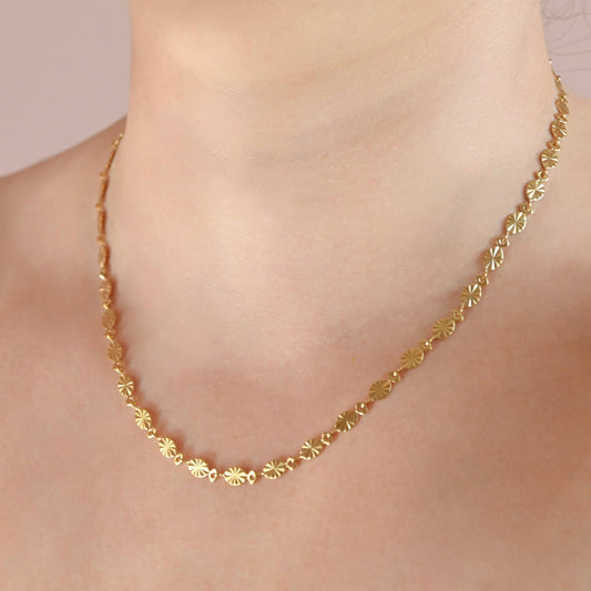 Lucile Sunburst Coin Necklace