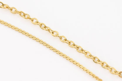 Vivian Dainty CZ Anklet - 18k Gold Diamond Ankle Bracelet -
