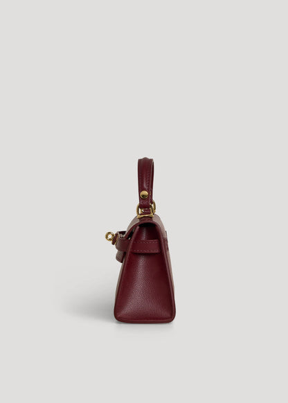 Victoria Bag in Burgundy Epson Leather
