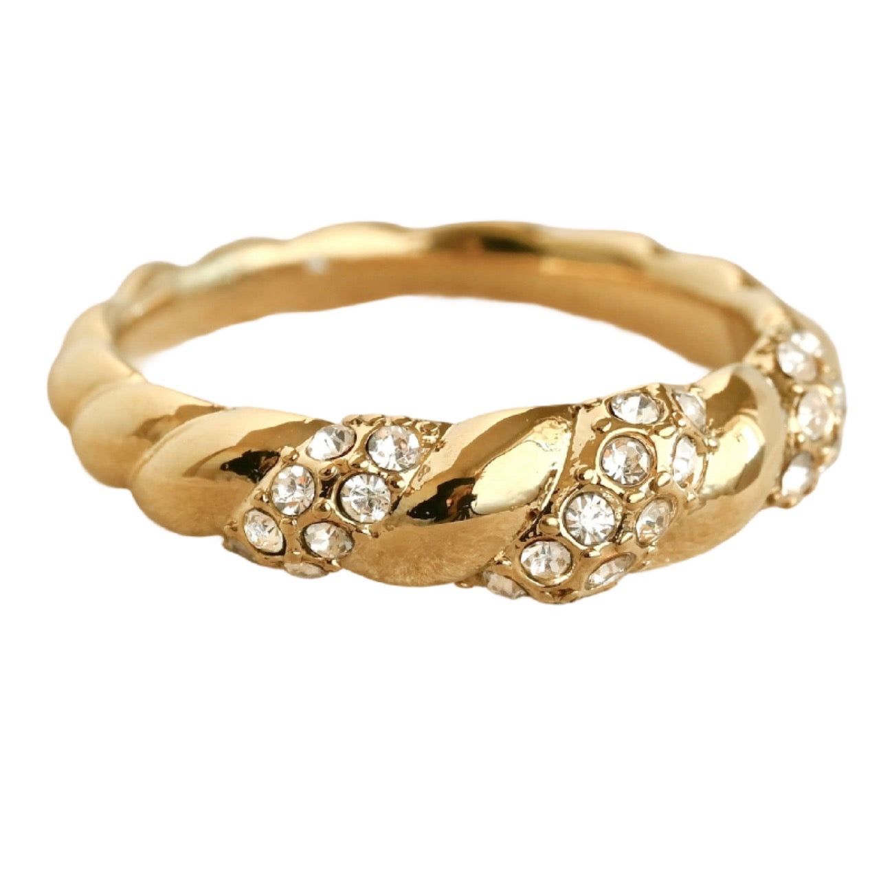Diamond Twist Ring.