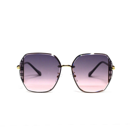 Ocular Obsetion metal Rimless Gradient Sunglasses