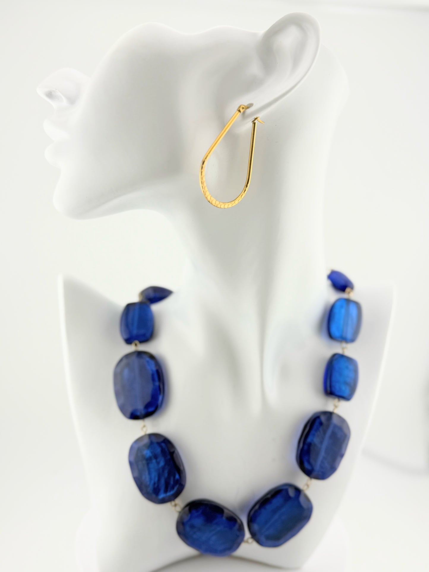 Cobalt Blue Statement Necklace