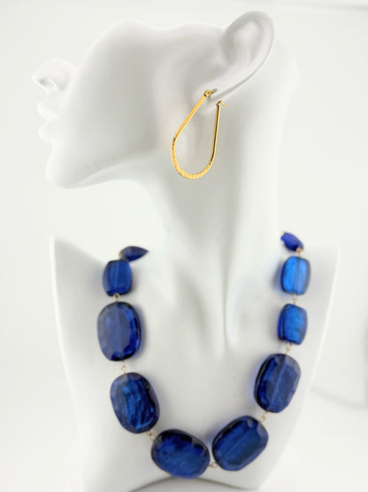 Cobalt Blue Statement Necklace