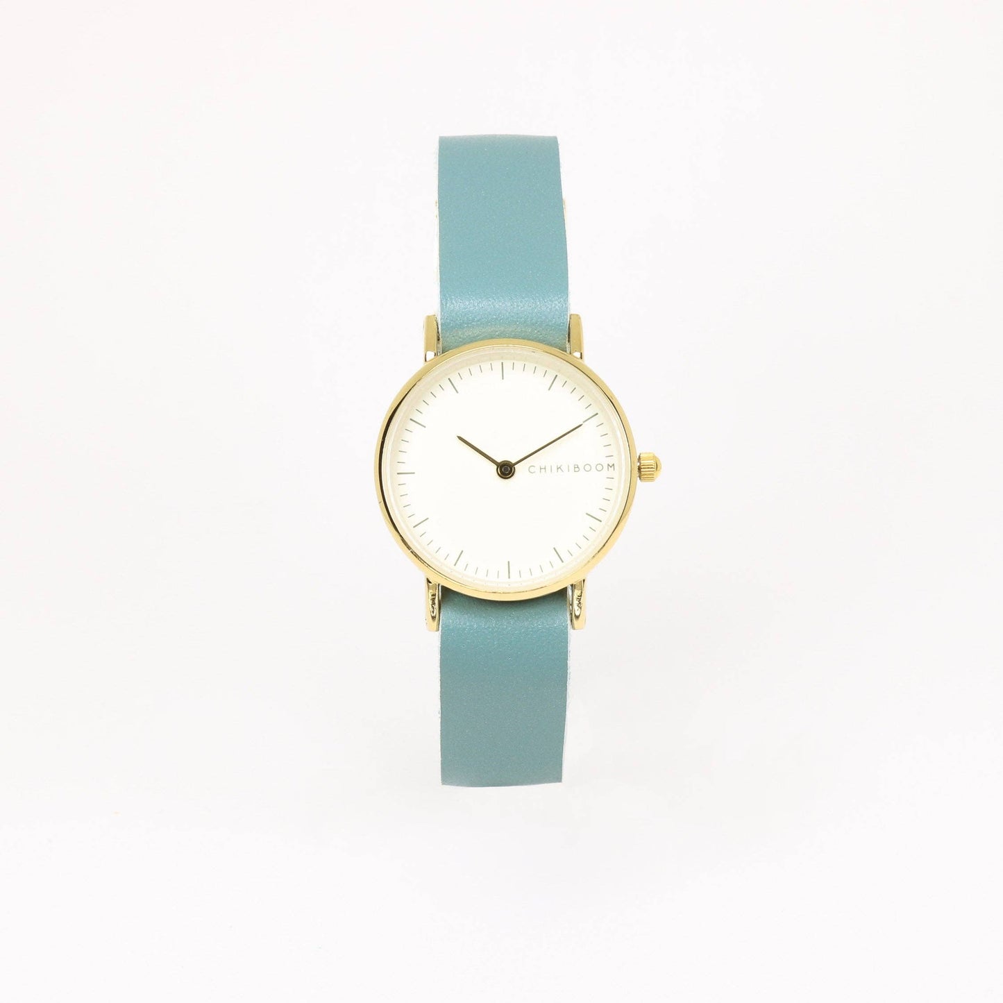 Aurora Turquoise/cream and gold women's watch