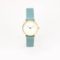 Aurora Turquoise/cream and gold women's watch