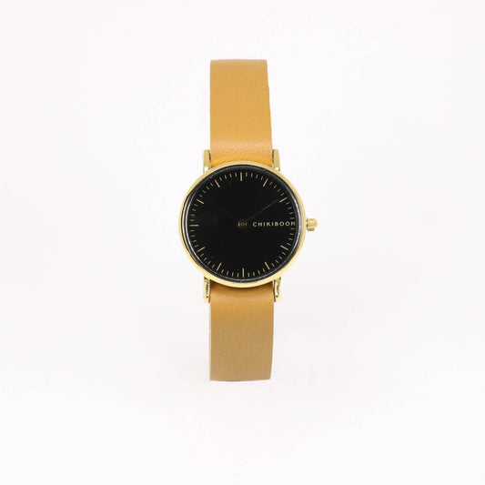 Aurora tan/black and gold Women’s watch
