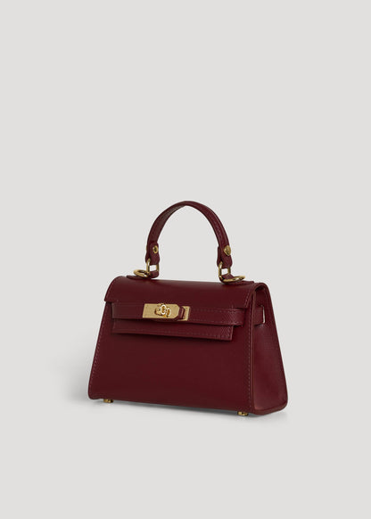 Victoria Bag in Burgundy Epson Leather