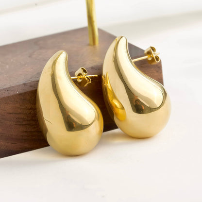 Sophie Chunky Hollow Drop Earrings