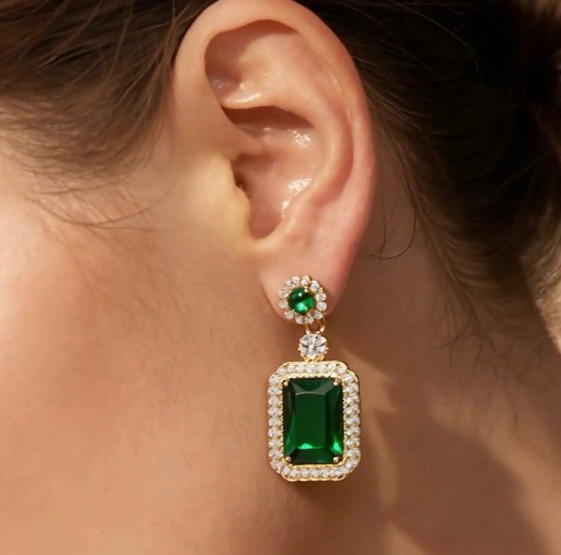 Emerald Earrings