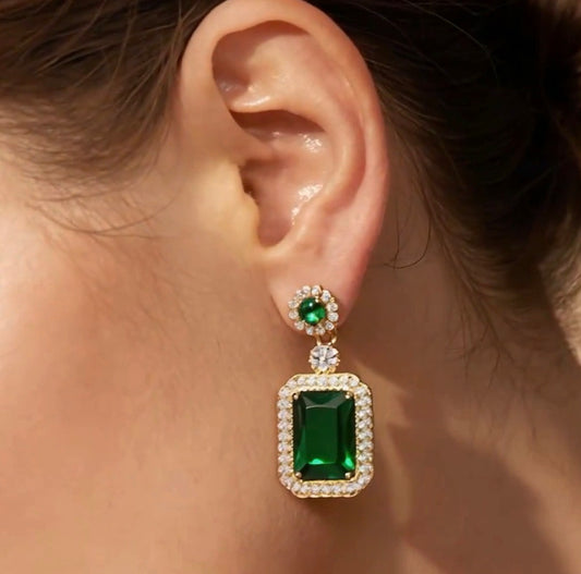 Emerald Earrings