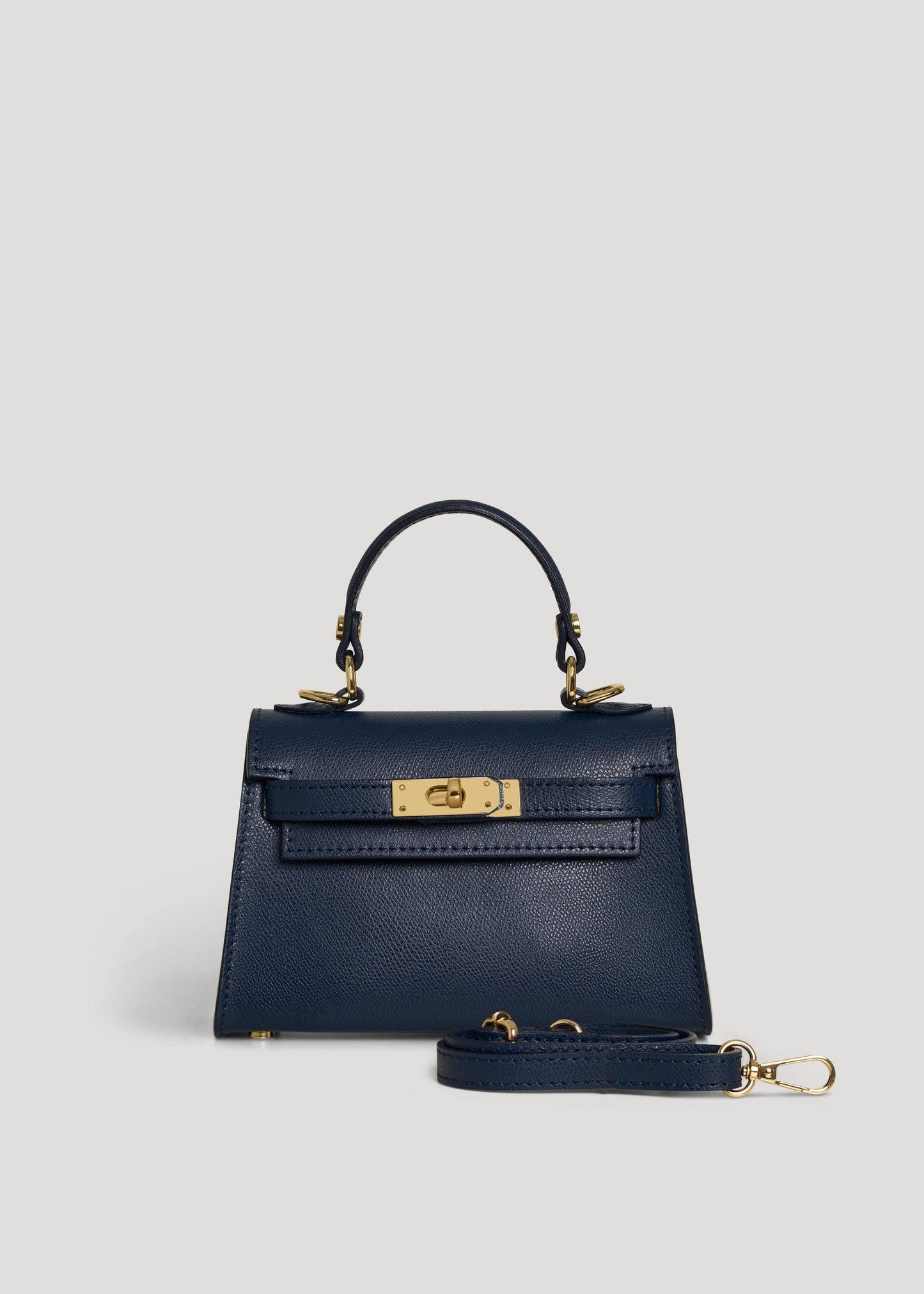 Victoria Bag in Navy Blue Epson Leather