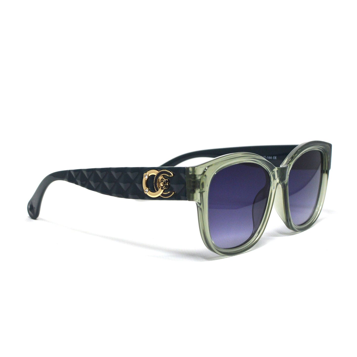 Visionaries Elegant Gradient Sunglasses with Iconic Accent