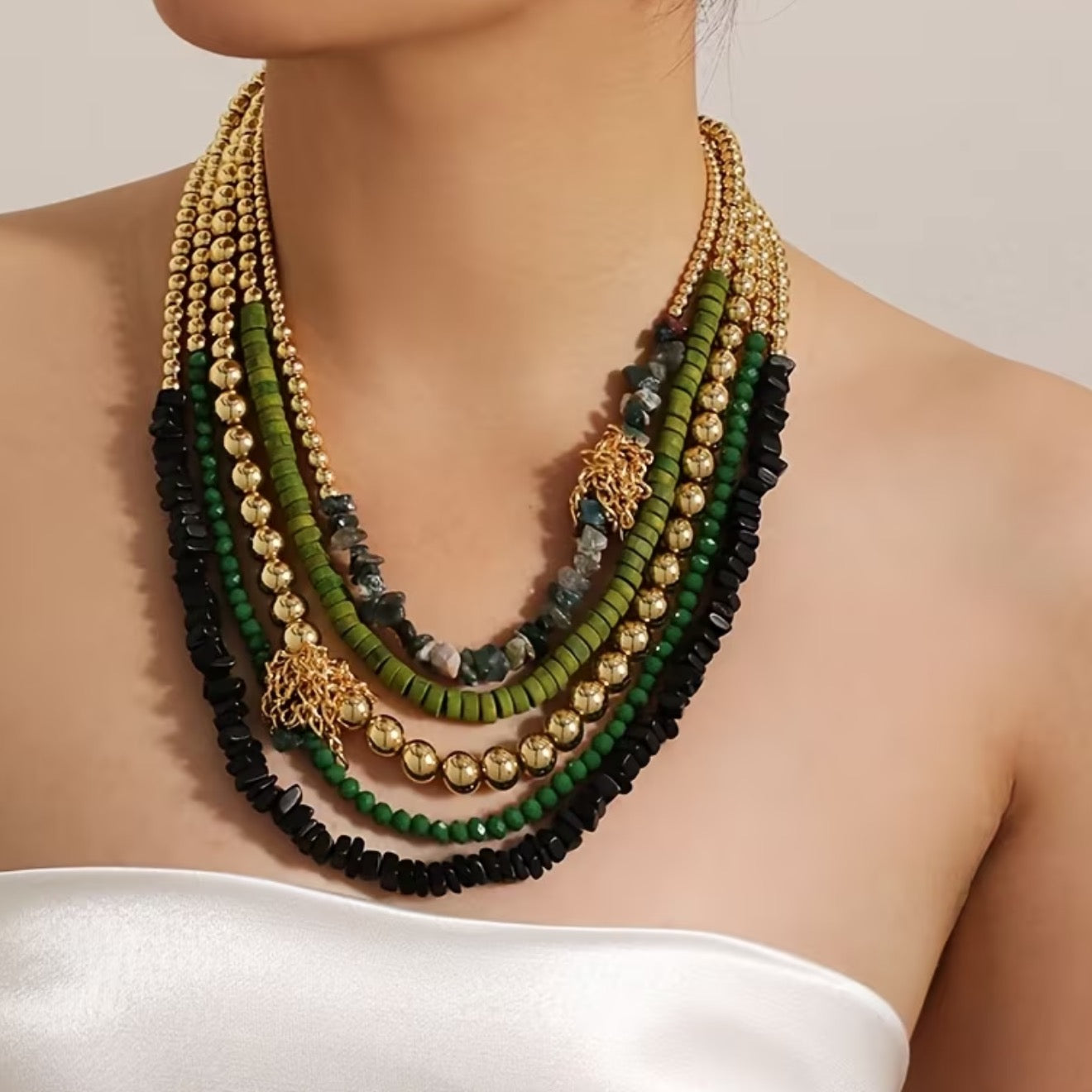 Verdant Gold Cascade
