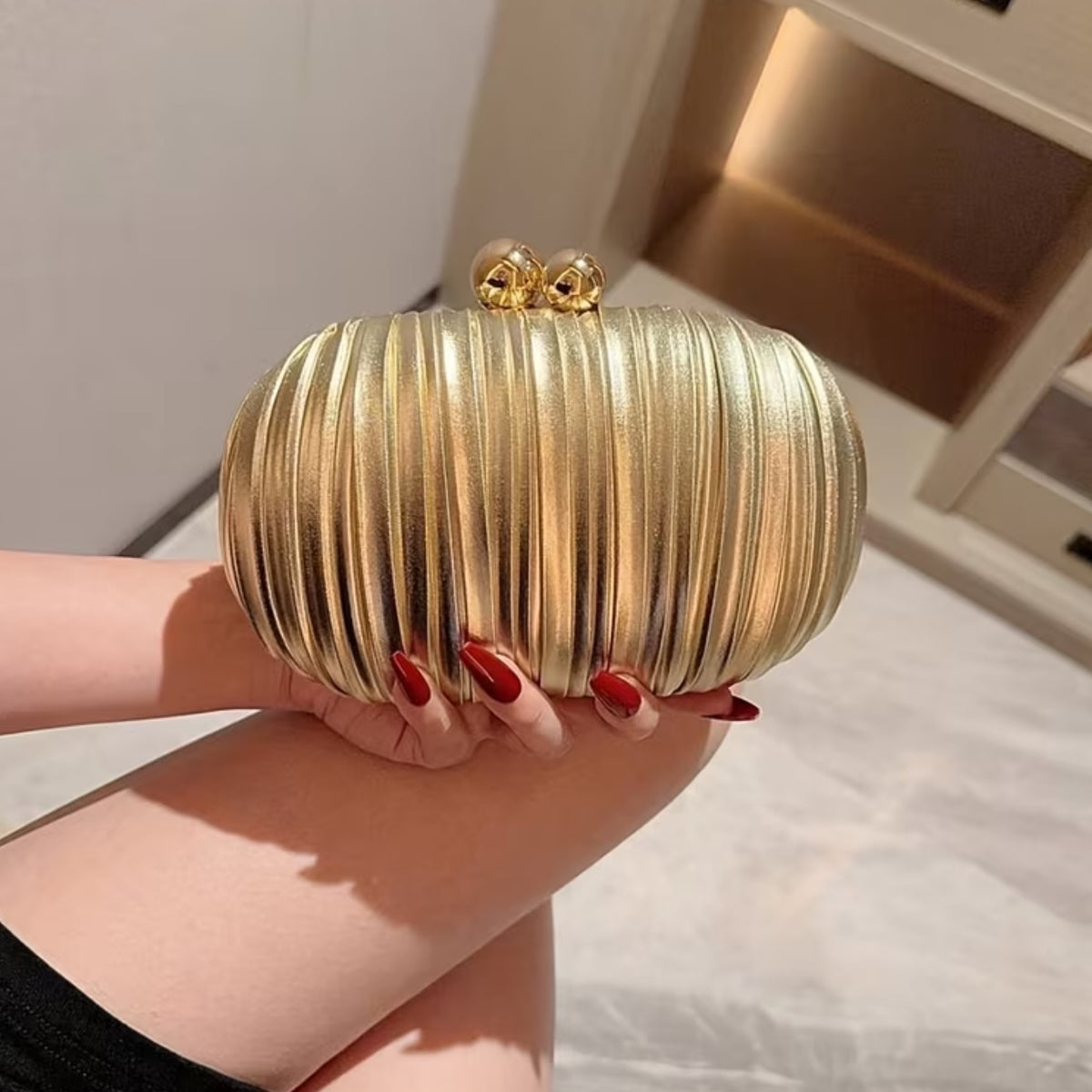 Gilded Royale Clutch