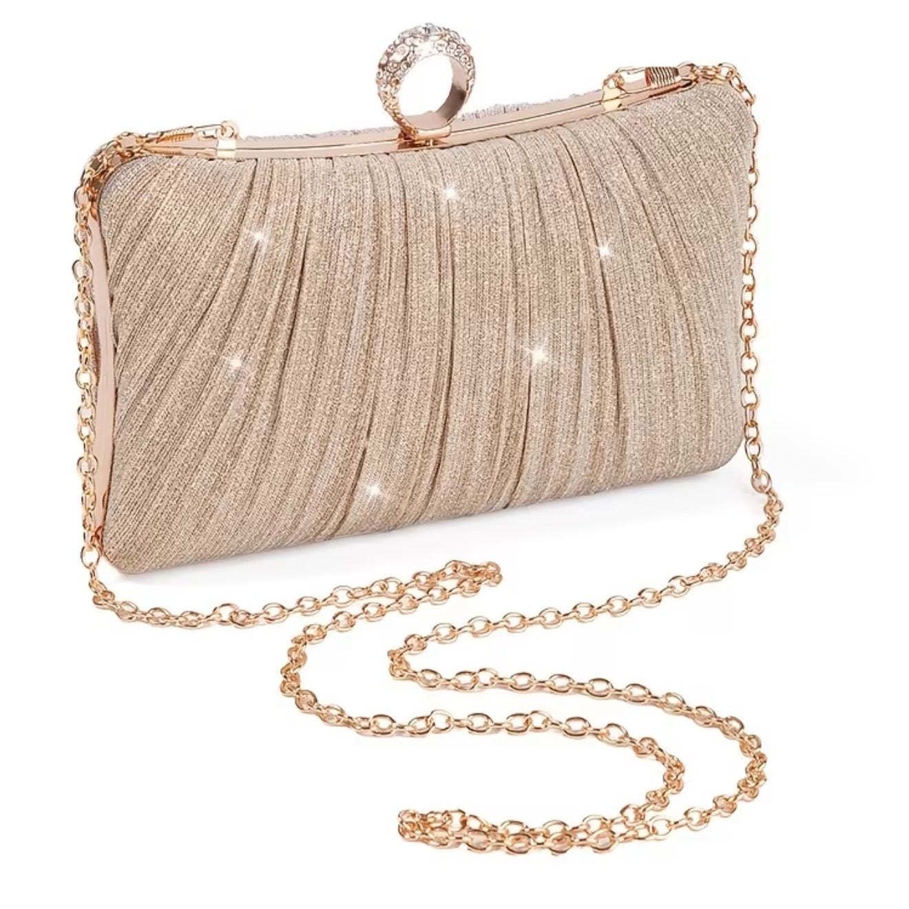 Eliora Pleated Royale Clutch