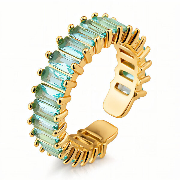 Green Eternity Band Ring