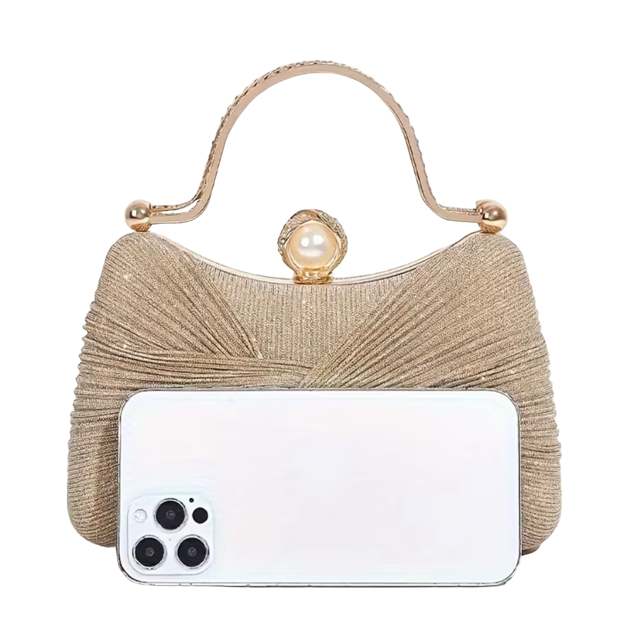 Champagne twist Clutch