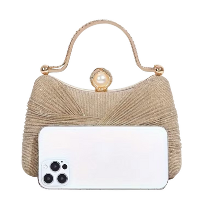 Champagne twist Clutch