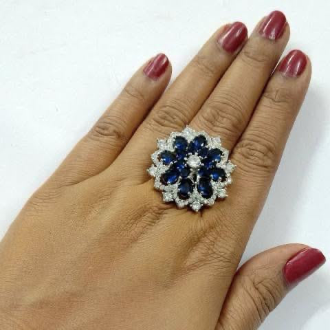 Trendy CZ Ring