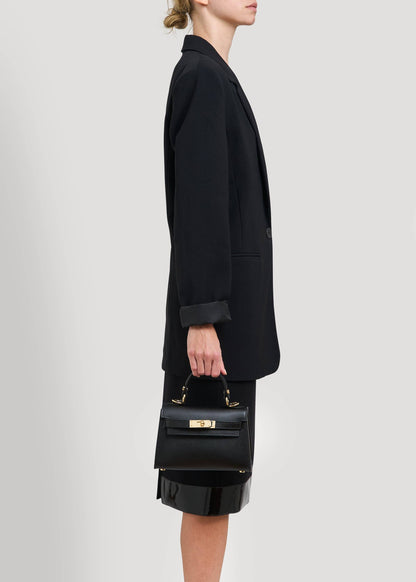 Victoria Bag in Black Epson Leather