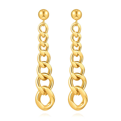 Drop chain Links  earrings